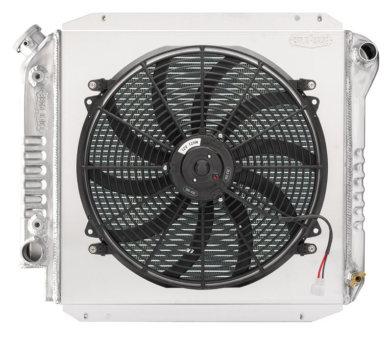 66-77 Ford Bronco with Late Model V8 Performance Aluminum Radiator Module Cold Case Radiators