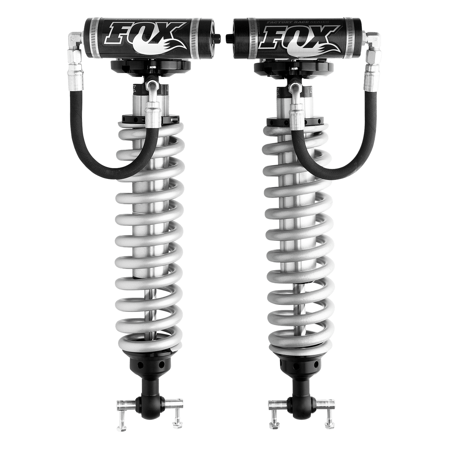 07-Up Silverado/Sierra 1500 Front Coilover Race 2.5 Remote Reservoir 4.4 Inch 0-2 Inch Lift Offroad Shocks Fox Factory