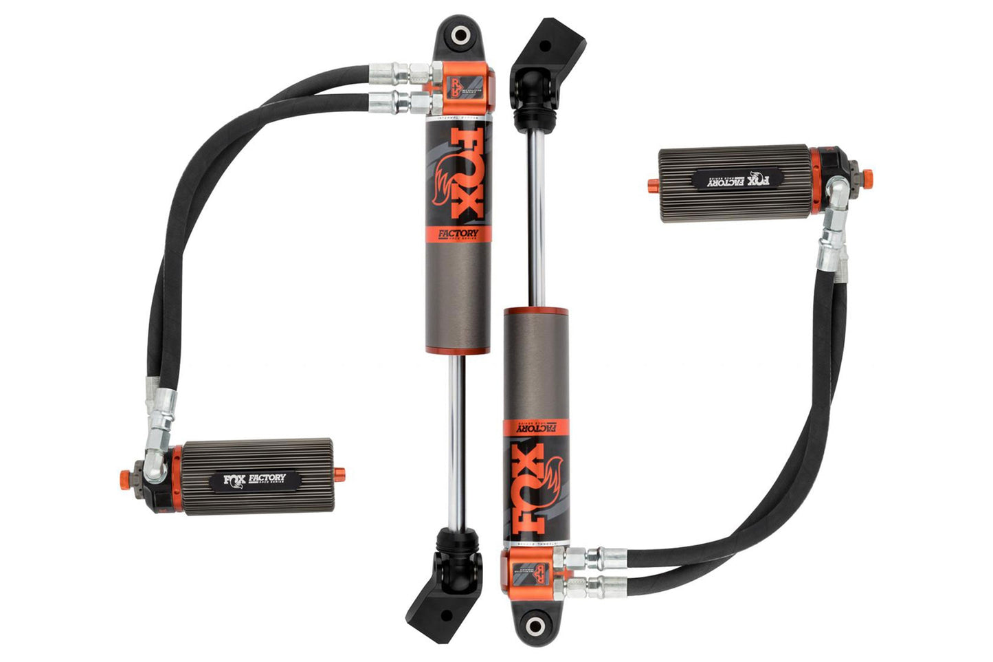 FOX 3.0 Reservoir Front Shocks Adjustable | Factory Race Series Internal Bypass | 2-3" Lift | Wrangler JL FOX