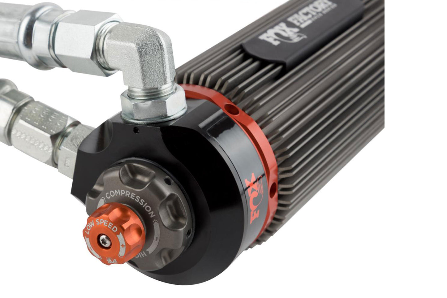 FOX 3.0 Reservoir Front Shocks Adjustable | Factory Race Series Internal Bypass | 2-3" Lift | Wrangler JL FOX