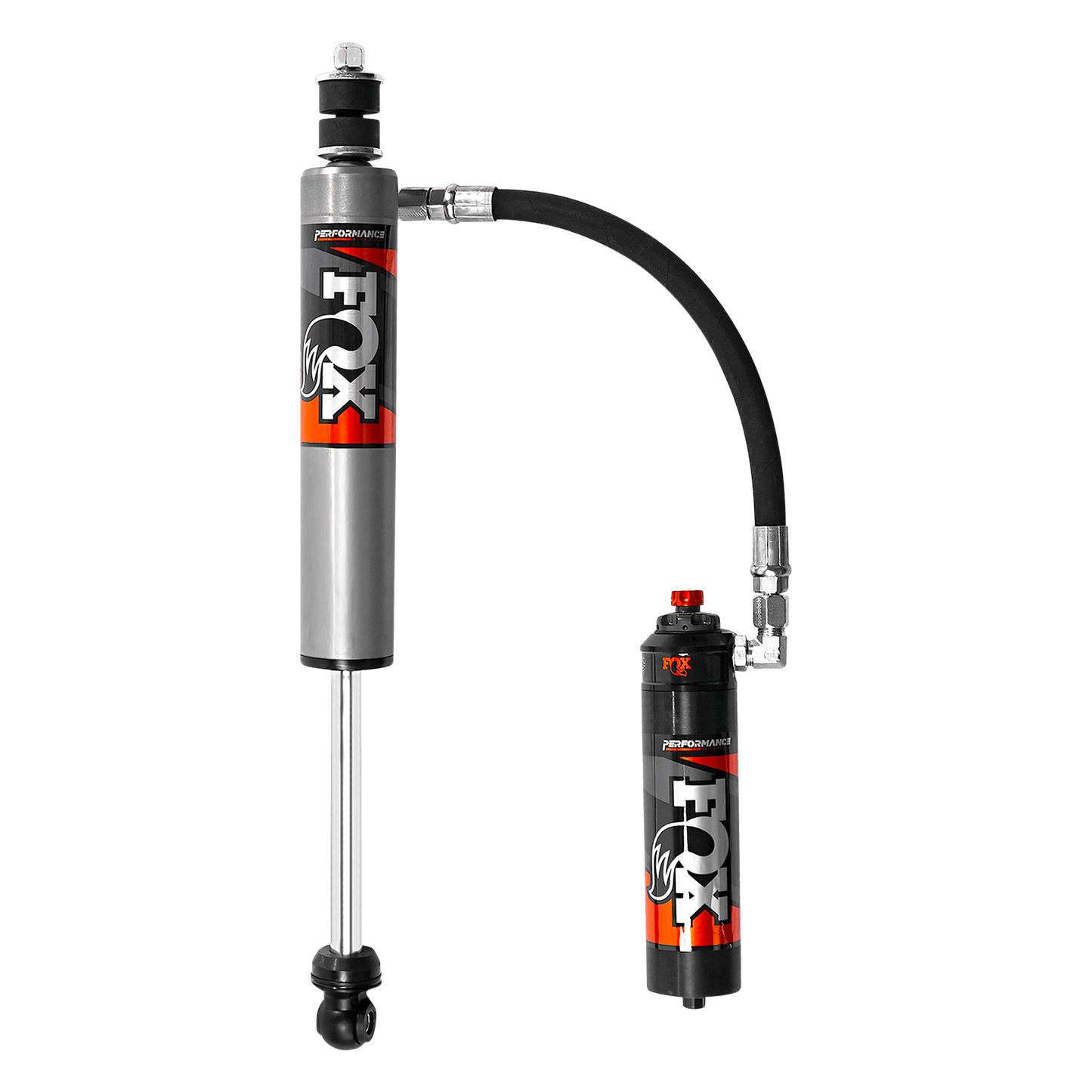 2014-2024 Ram 2500 Front Performance Elite 2.5 Remote Reservoir 0-1.5 Inch Lift Dual Speed Compression Adjuster Offroad Shocks Fox Factory