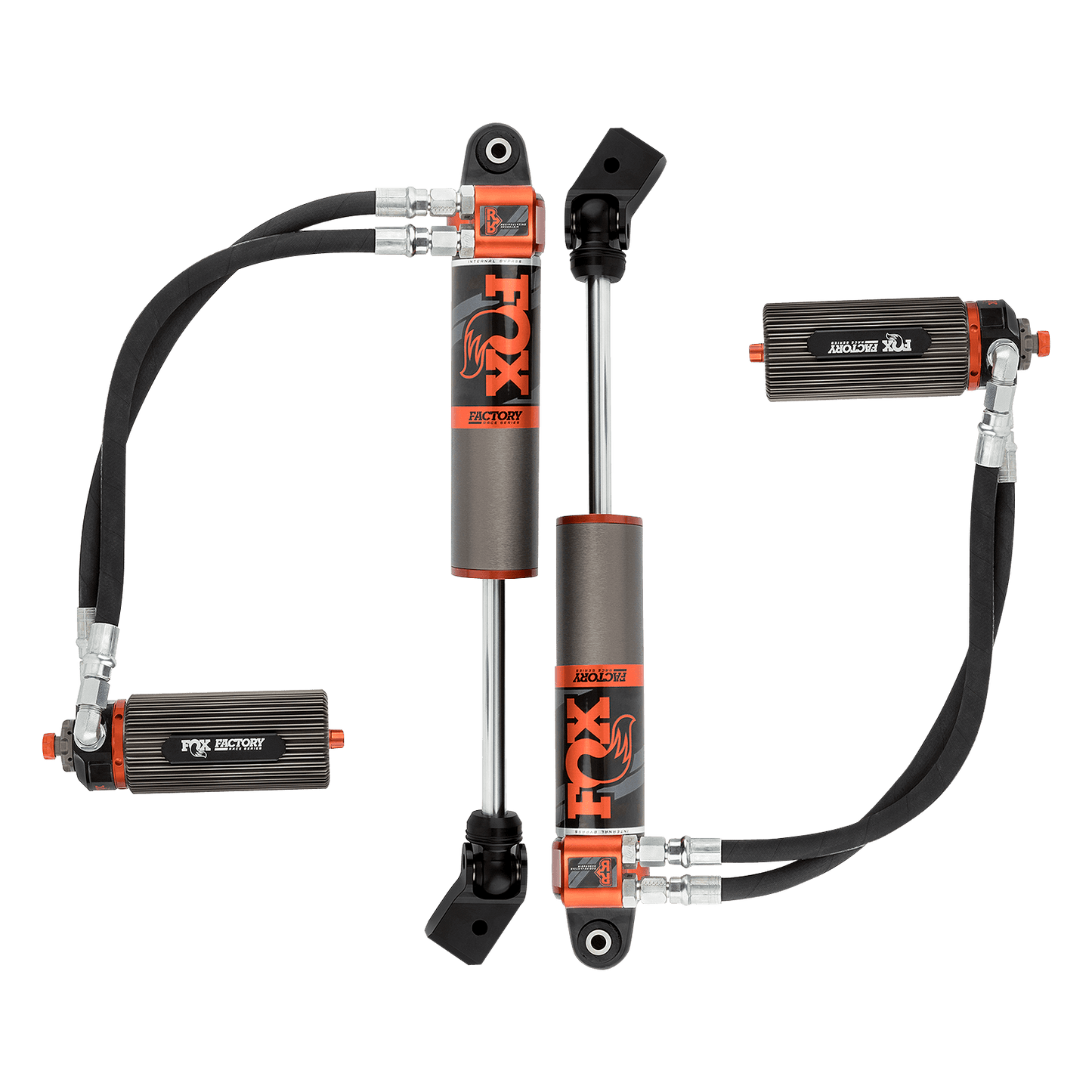 20-Up Jeep Gladiator Front Internal Bypass Race 3.0 Remote Reservoir 2-3 Inch Lift Dual Speed Compression Adjuster Offroad Shocks Fox Factory