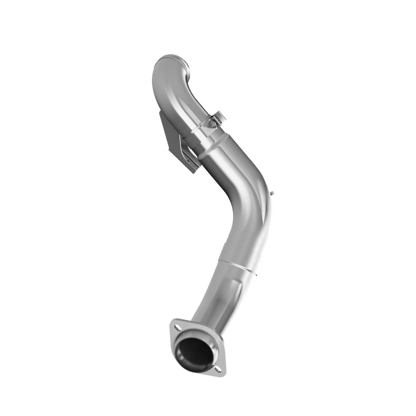 4 Inch Turbo Down Pipe T409 Stainless Steel For 15-16 Ford 6.7L Powerstroke Non Cab and Chassis Only MBRP