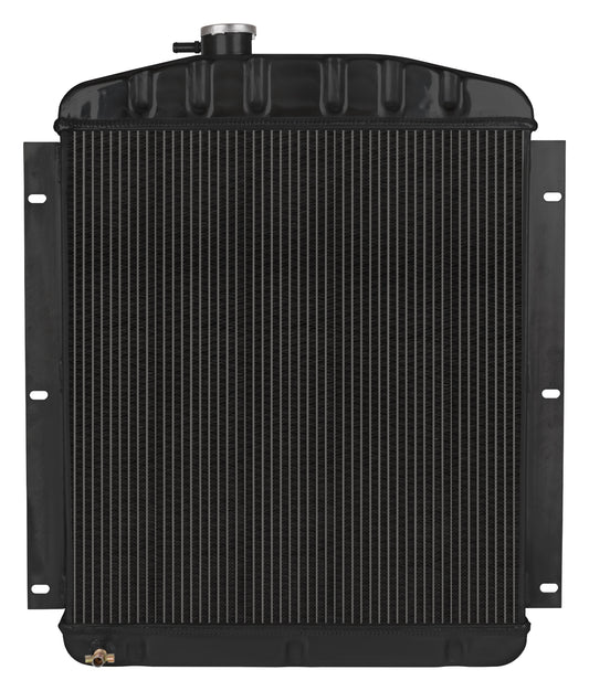 47-54 Chevy Truck Aluminum Radiator Black Night Rider Series Cold Case Radiators-1