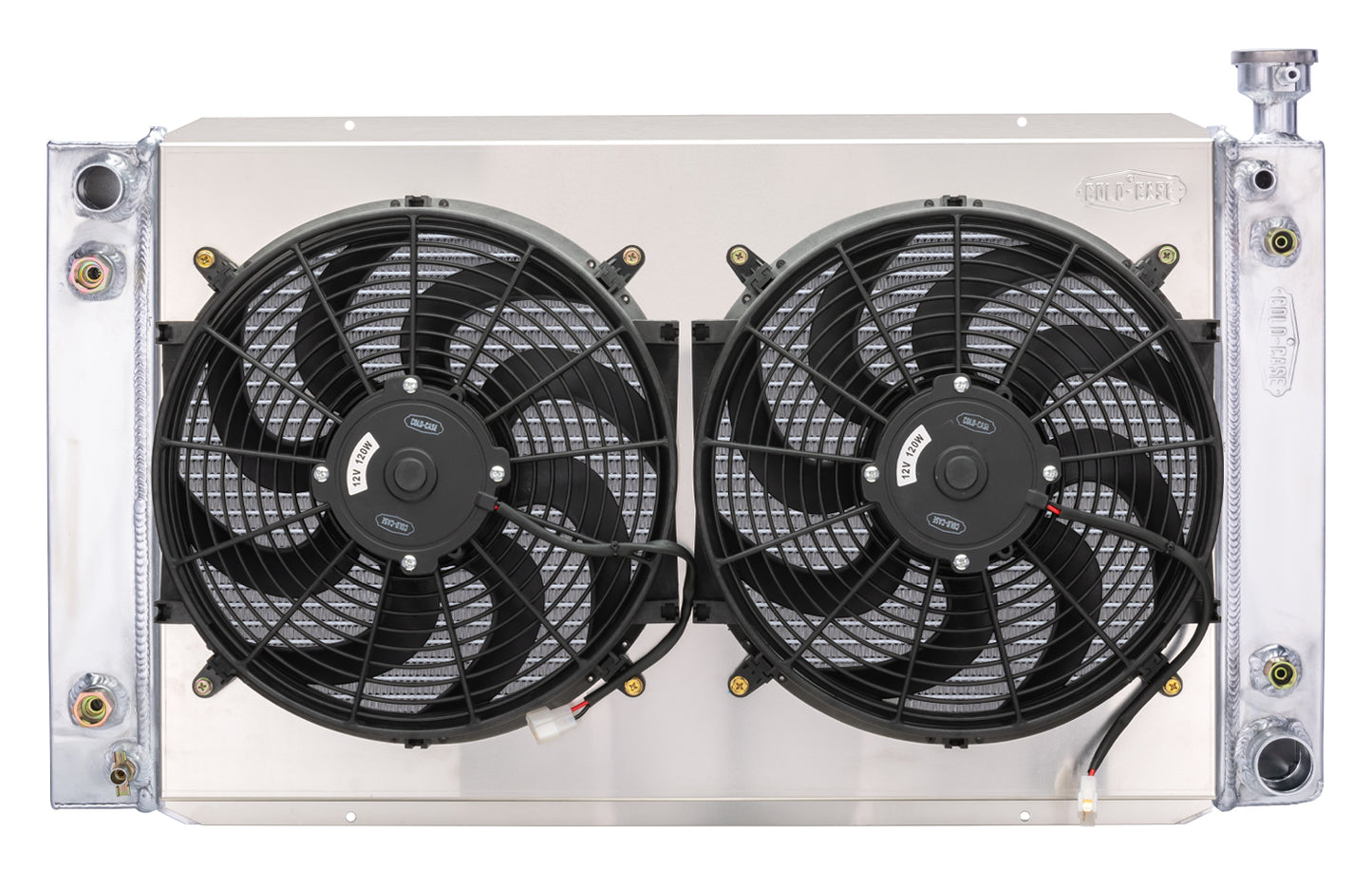 88-98 GM 1500 Truck W/EOC Dual 14 Inch Fan Kit Cold Case Radiators