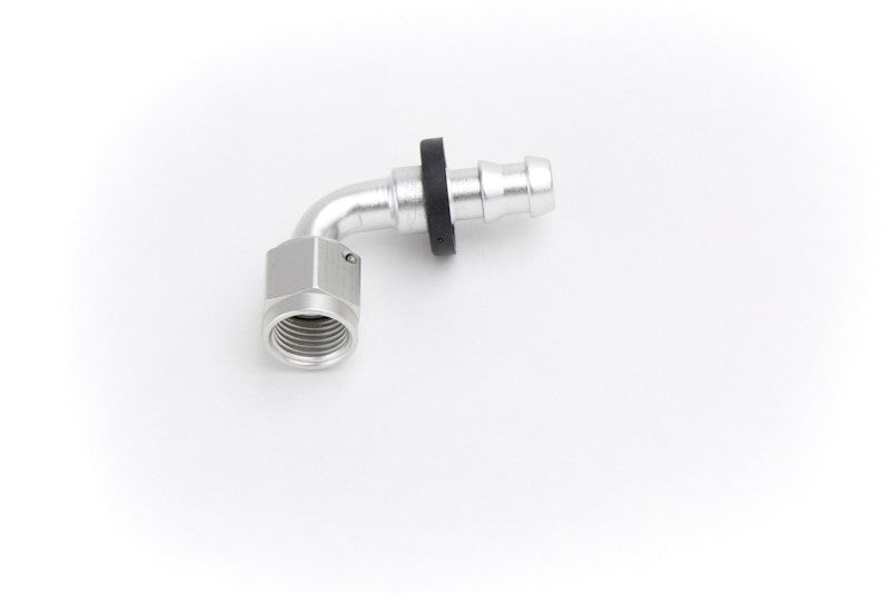 Fitting, #6 JIC 90 Degree Low Pressure Push Lock Performance Components PSC Steering
