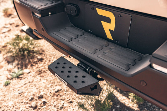 HS 10 Hitch Step Textured Black Go Rhino-1