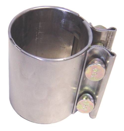 Muffler Band Clamp 2.5 in Natural 304 Stainless Steel Pypes Performance Exhaust