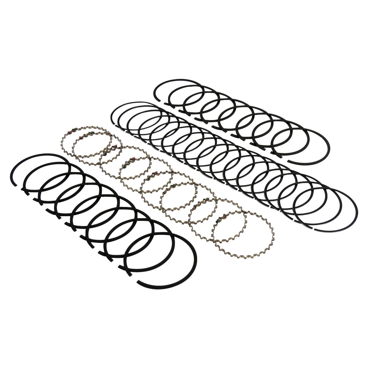 Engine Piston Ring Set for Multiple 1971-81 Jeep CJs, C104 w/ 5.0L Engine Crown Automotive