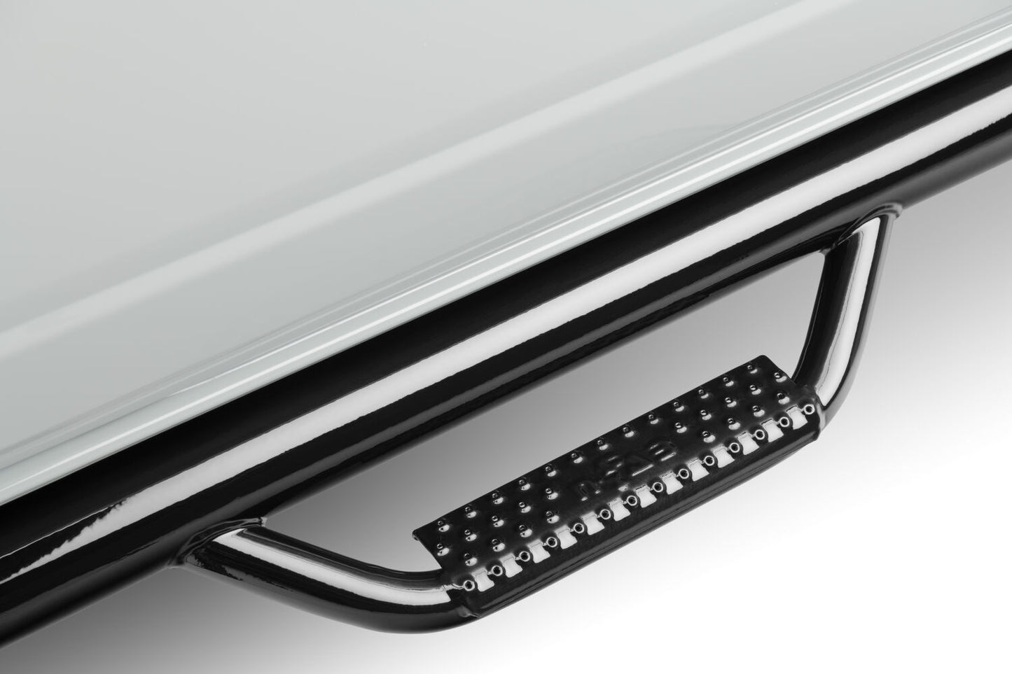 Nerf Step Bar Wheel-to-Wheel (1 Step per Side) 1997-2006 Jeep Wrangler (Non-Unlimited) TJ/BJ 2-Door Gloss Black NFab-1