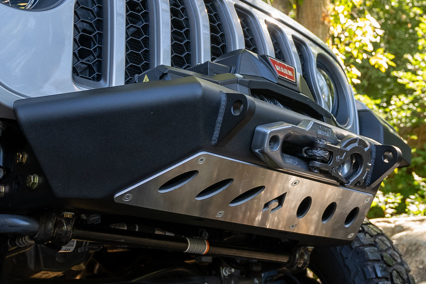 07-Up Jeep Wranger/Gladiator High Clearance Front Bumper Raw Steel Artec Industries-1