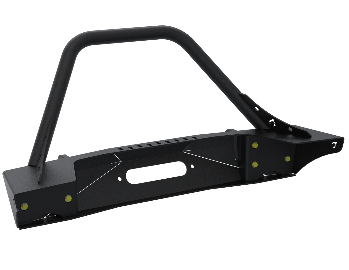 Jeep JL,JT,JK Sentinel Front Bumper with Hoop - Black Powder Coat Artec Industries-13