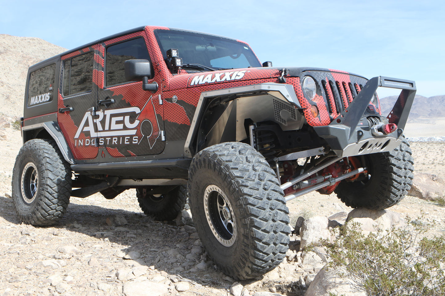 Jeep JK Front Inner Fenders 07-18 Wrangler JK Vented Artec Industries-3