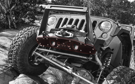 Jeep JK Front Bumper Rock Guard 07-18 Wrangler JK Aluminum Artec Industries-1