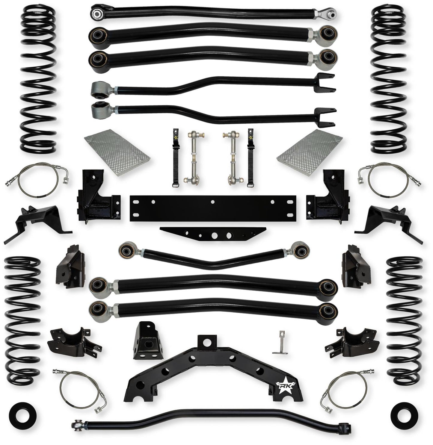 3.5 Inch Adventure X Long-Arm Suspension System for Jeep Wrangler JK Rock Krawler-2