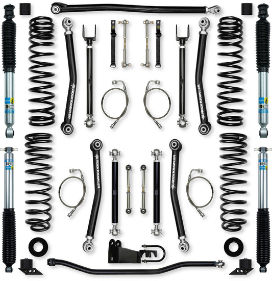 3.5 Inch X-Factor Suspension System for Jeep Wrangler JKU Rock Krawler-1