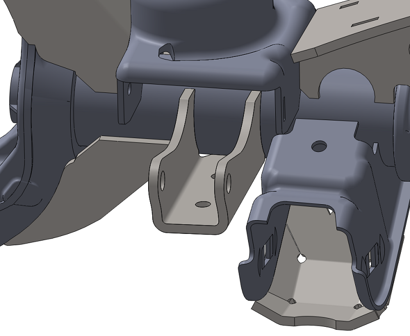 JK Front Axle Shock Mounts Artec Industries-3