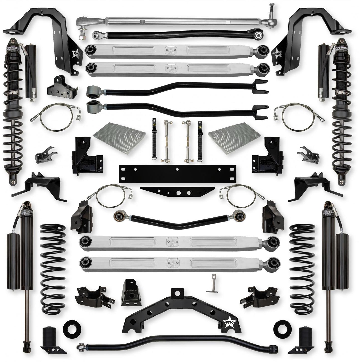 4.5 Inch Adventure X2 Pro Elite Long-Arm Suspension System For Jeep Wrangler JK Comp Stage 1 Rock Krawler