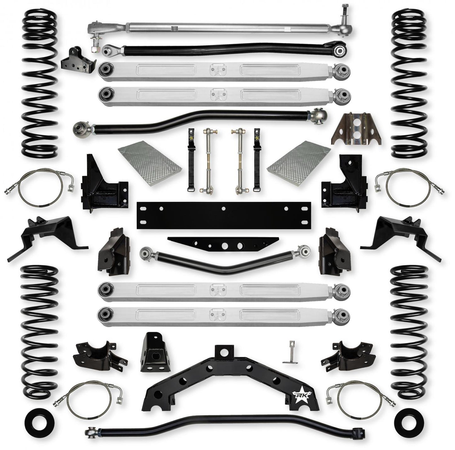 4.5 Inch X-Factor X2 Pro Elite Long-Arm Suspension System for Jeep Wrangler JKU Rock Krawler-1