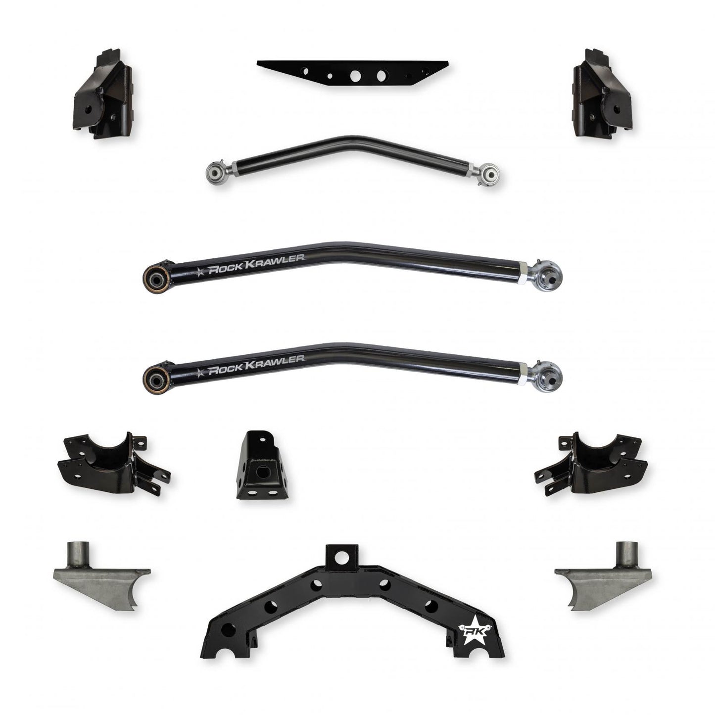 X-Factor X2 Rear Long-Arm w/ 6 Inch Rear Stretch Upgrade For Jeep Wrangler JK/JKU Rock Krawler