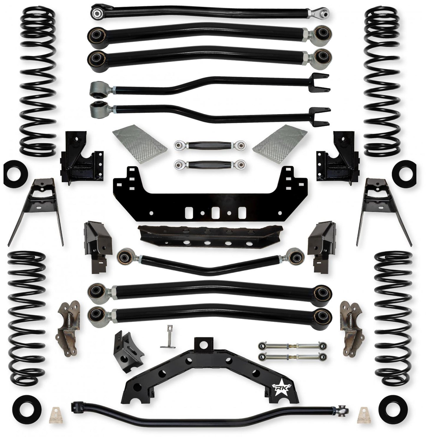 3.5 Inch Adventure X2 No Limits Long-Arm Suspension System for Jeep Wrangler JLU 392 Models Rock Krawler-2