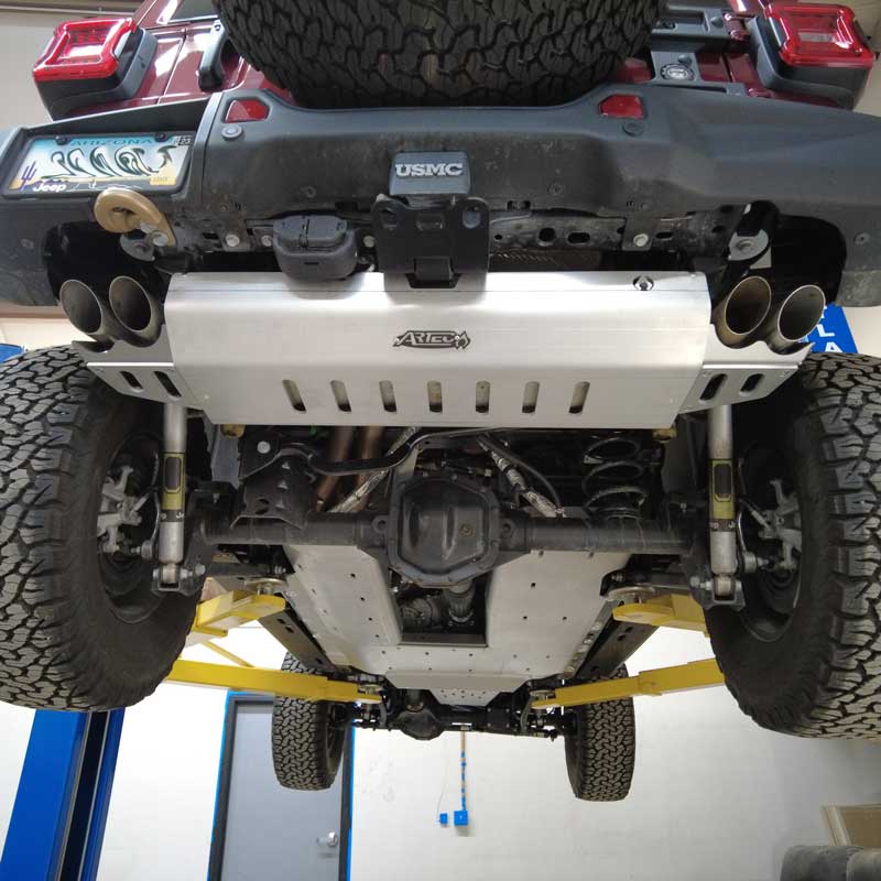 JLU 392 Muffler and Tip Skid Artec Industries-4