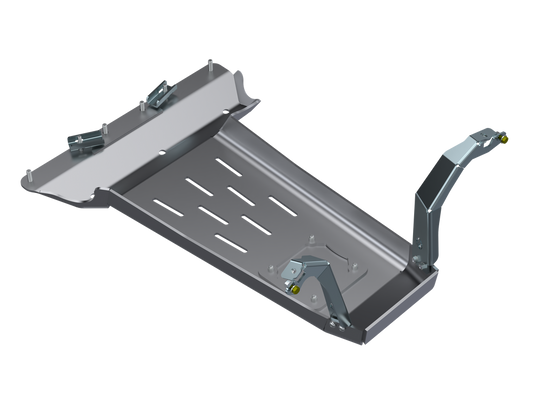 JLU Oil Skid Only With Oil Door - 4 Door 392 Hemi Aluminum Artec Industries-1