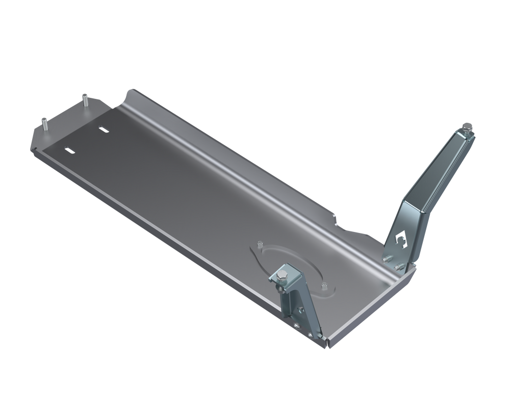 JL Oil Skid Only With Oil Door- 2 and 4 Door 2.0L Aluminum 18-Present Artec Industries-1