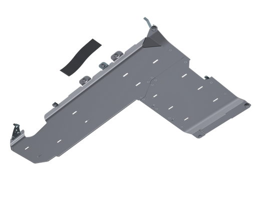 JLU T-Case/Fuel Skid Kit Only - 4 Door 3.6L Aluminum PRE-2018 Artec Industries-1