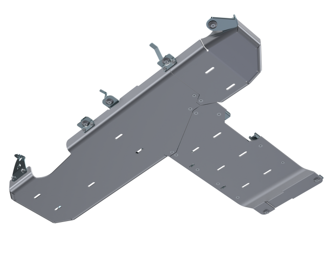 JL T-Case/Fuel Skid Only - 2 Door 3.6L, 2.0L Aluminum 18-Present Artec Industries-1