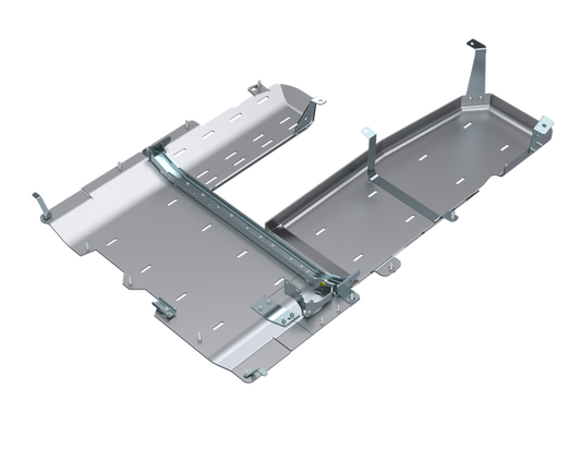 JLU T-Case/Fuel Skid/ DPF Only - 4 Door 3.0L Diesel Aluminum Artec Industries-1