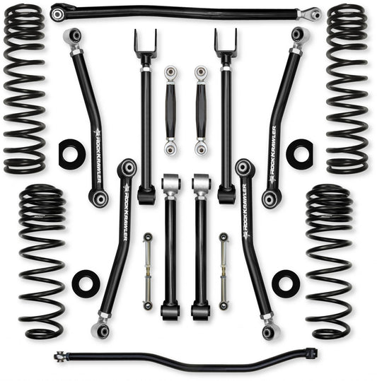 4.5 Inch Adventure X No Limits Mid-Arm Suspension System for Jeep Wrangler JLU 392 Models Rock Krawler-1