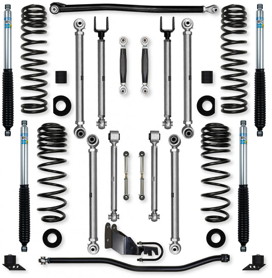 4.5 Inch X-Factor PRO No Limits Mid-Arm Suspension System for Jeep Wrangler JLU Diesel Models Rock Krawler-1