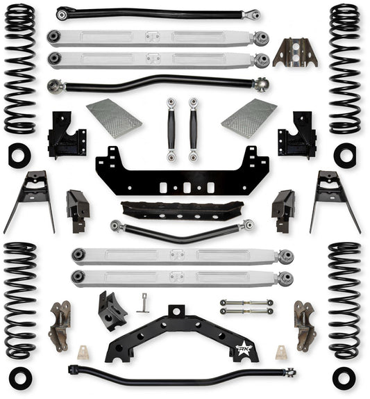 4.5 Inch X-Factor X2 Pro Elite No Limits Long-Arm Suspension System for Jeep Wrangler JLU 392 Models Rock Krawler-1