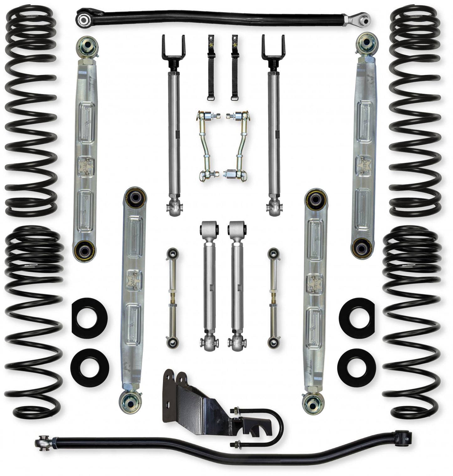 4.5 Inch X-Factor Pro Elite Mid-Arm Suspension System for Jeep Wrangler JLU 4XE Models Rock Krawler-1