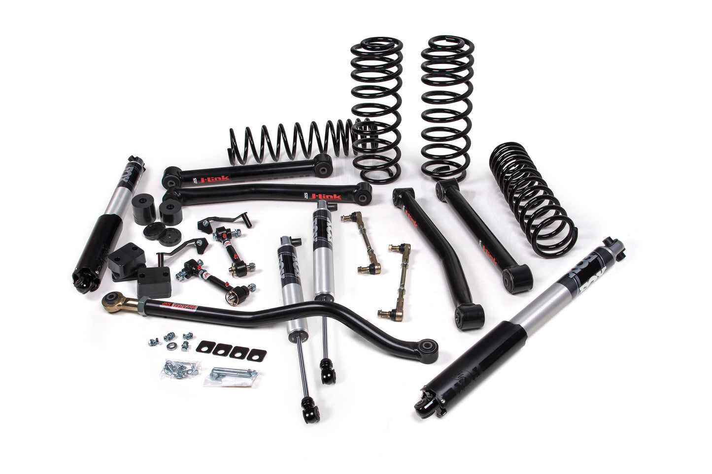 2018-2026 Jeep Wrangler JL J-Konnect 2.5 Inch Lift Kit 4 Door w/Fox 2.5 Performance Series Shocks HD Rate Coils JSPEC JKS Manufacturing