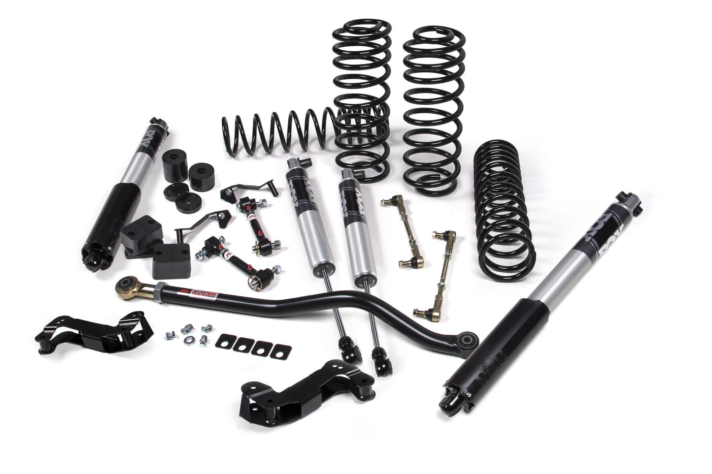 18-24 Jeep Wrangler JL J-Kontrol 3.5 Inch Lift Kit 4 Door w/Fox 2.5 Performance Series Shocks HD Rate Coils JSPEC JKS Manufacturing