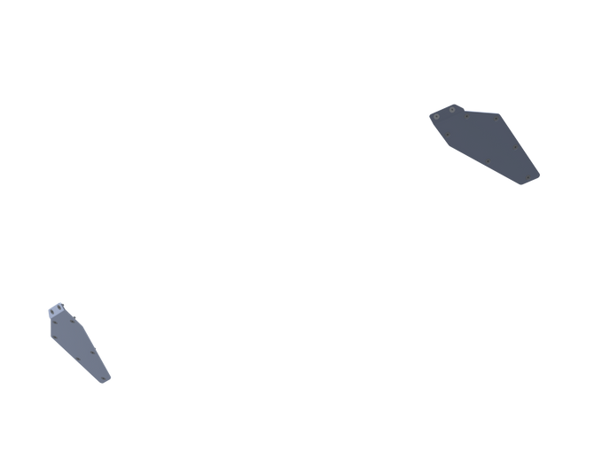 07-Up Jeep Wranger/Gladiator High Clearance Rear Bumper Corner Pod Skid Raw Aluminum Artec Industries