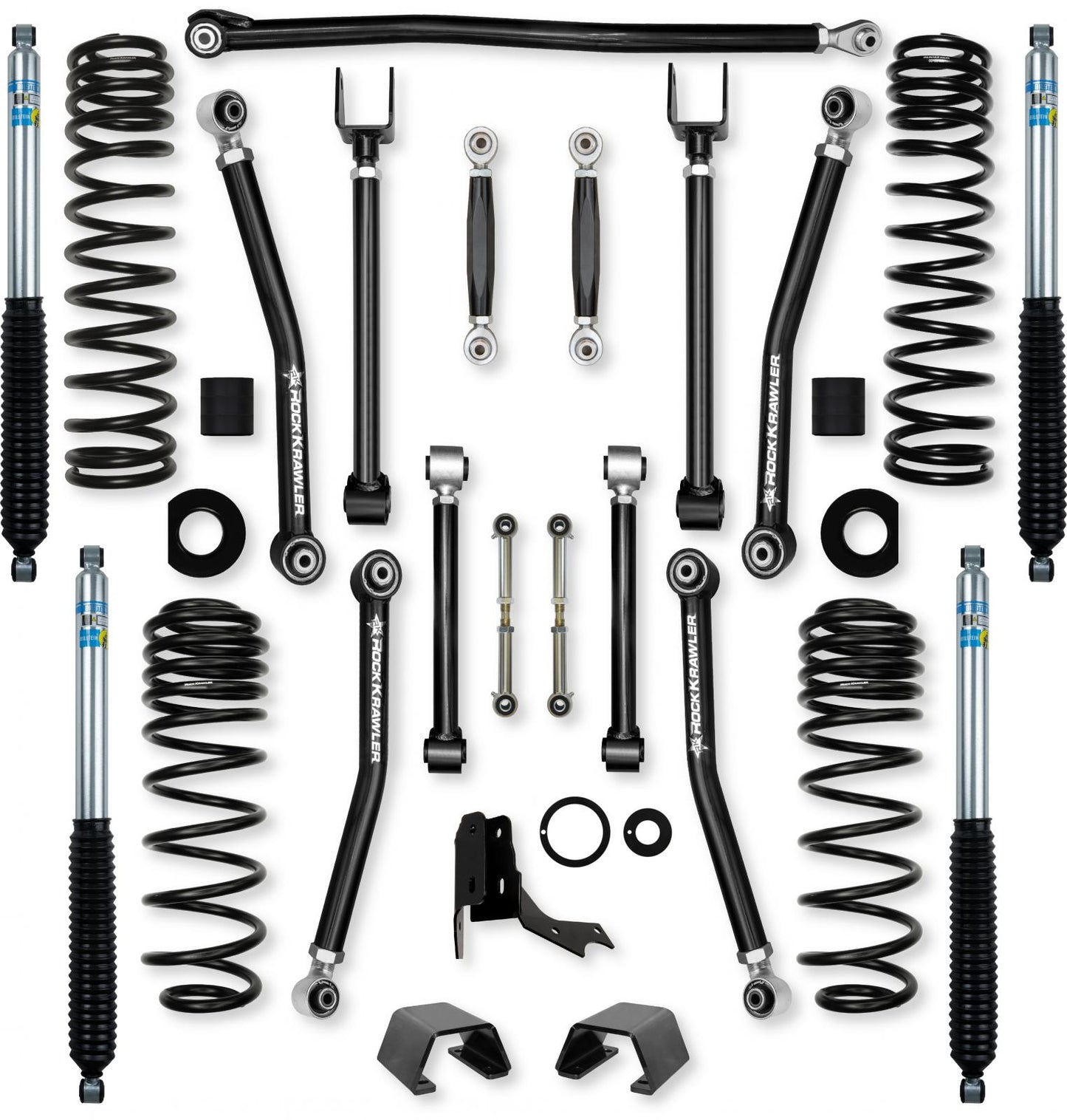 2.0 Inch Adventure X No Limits Mid-Arm Suspension System for Jeep Gladiator JT Rubicon Gas Models Rock Krawler-1