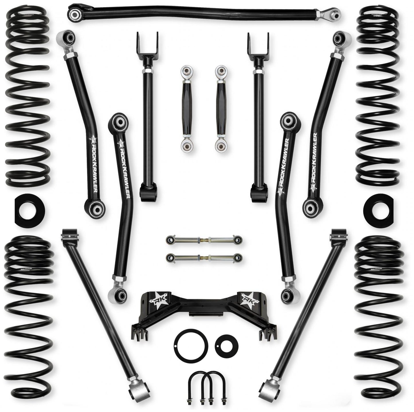 2.0 Inch Adventure X Pro No Limits Mid-Arm System for Jeep Gladiator JT Gas Models Rock Krawler-2