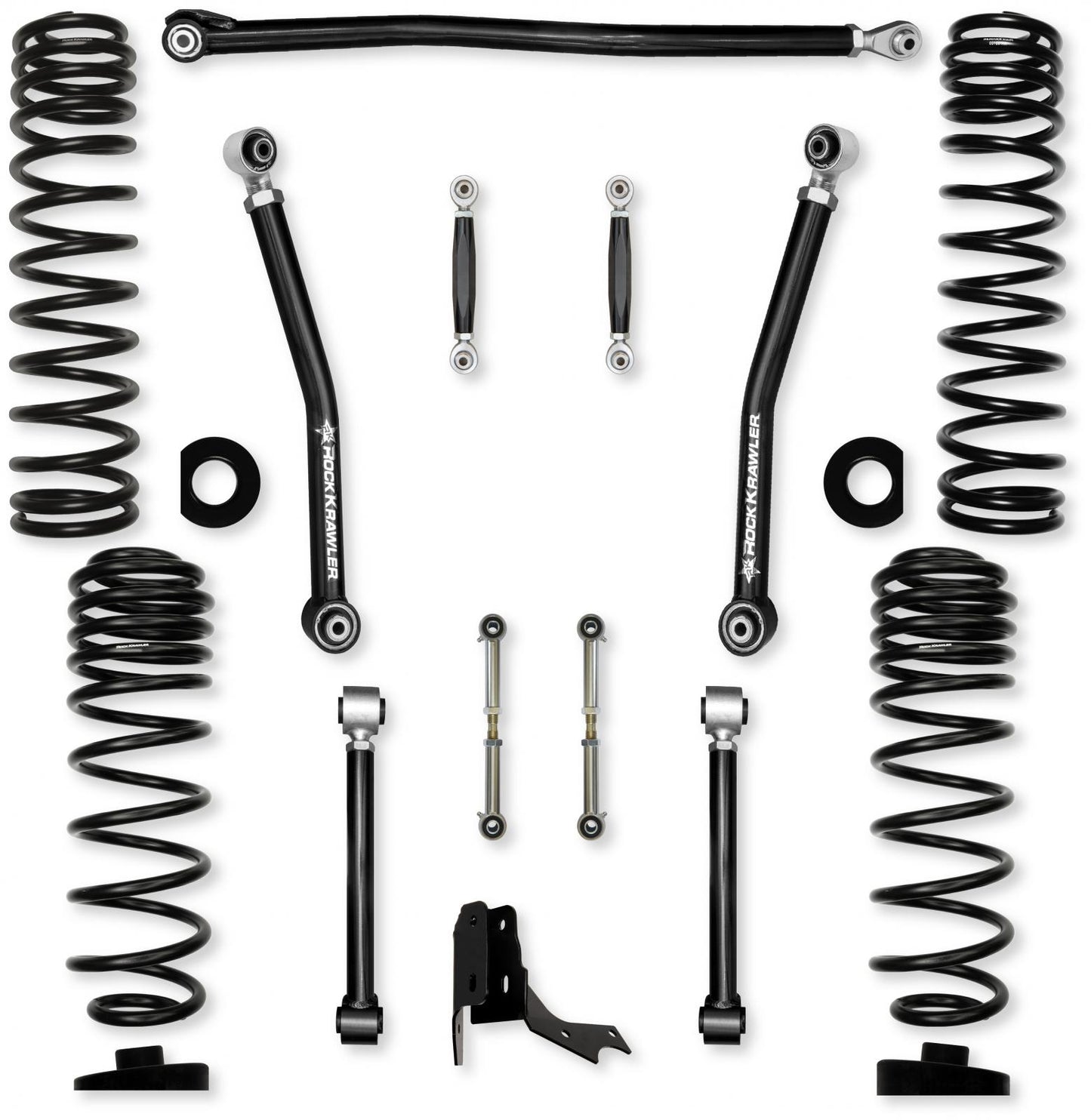 3.0 Inch Overland No Limits Mid-Arm Suspension System for Jeep Gladiator JT Gas Models With Bilstein Shocks Rock Krawler-1