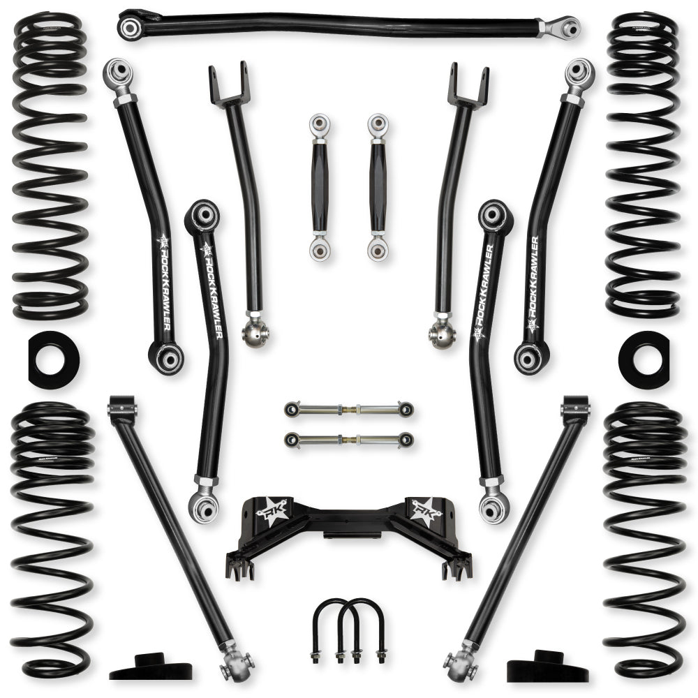 3.0 Inch Pro X No Limits Mid-Arm Suspension System for Jeep Gladiator JT Gas Models Rock Krawler-2