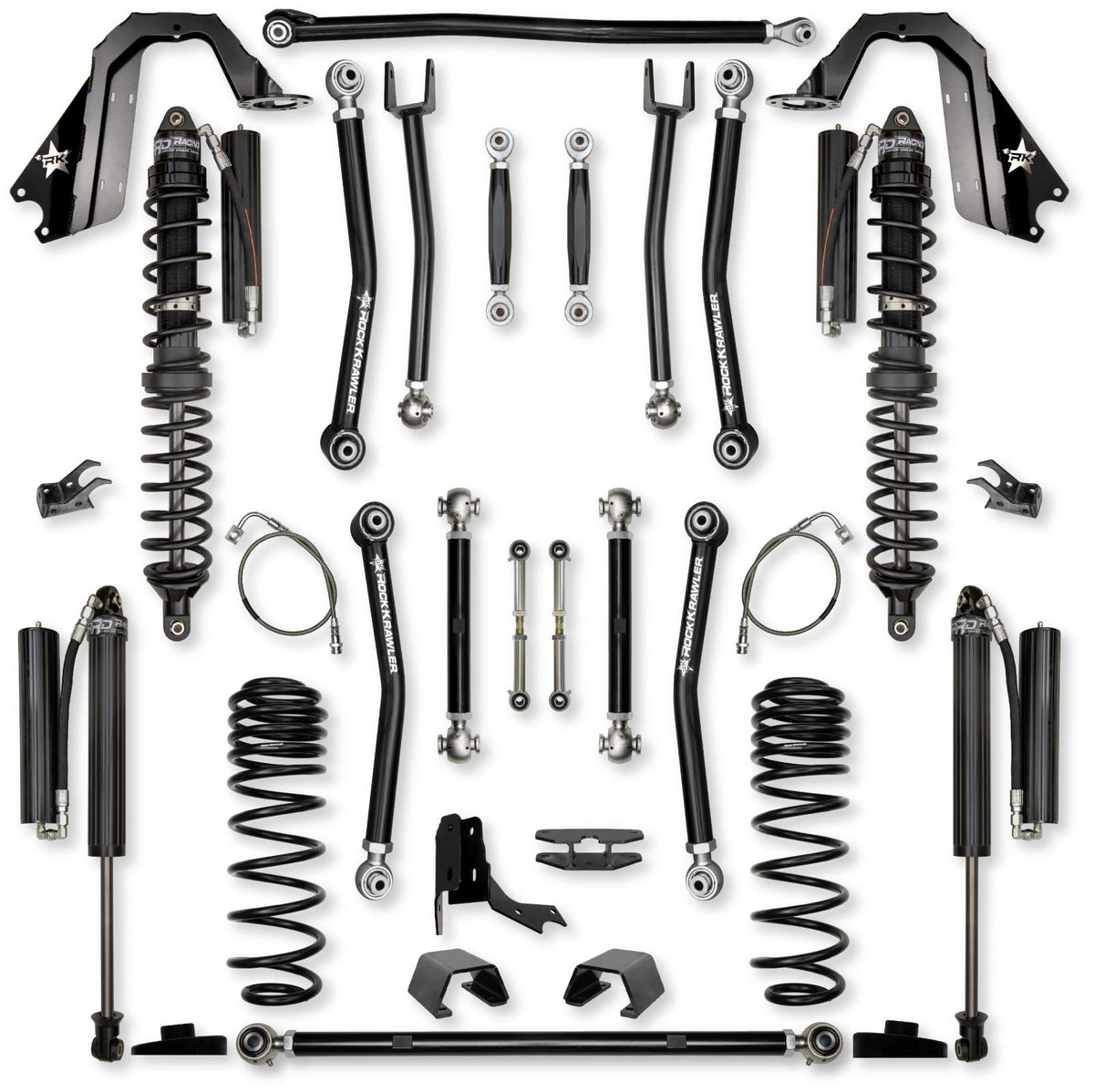 4.5 Inch X-Factor No Limits Mid-Arm Suspension System for Jeep Gladiator JT Gas Models Rock Krawler-1