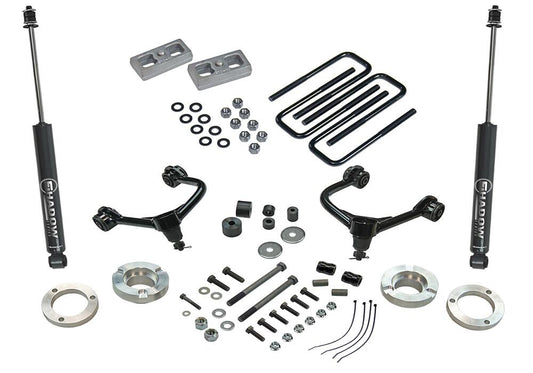 3 Inch Lift Kit with Shadow Shocks 2005-2023 Toyota Tacoma (will not fit Trd Pro models)(will Not fit 2WD with 5-lug wheels) Superlift-1
