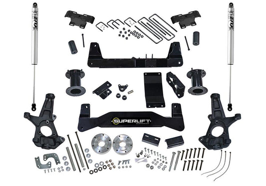 6.5 Inch Lift Kit 2014-2018 Chevy Silverado/GMC Sierra 1500 4WD with Aluminum or Stamped Steel Control Arms Superlift-4