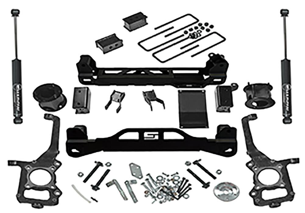 4.5 Inch Lift Kit 2009-2014 Ford F-150 4WD with Shocks Superlift-13