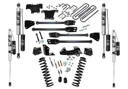 4 Inch Lift Kit 2005-2007 Ford F-250/350 4WD Diesel Engine with 4-Link Conversion with Fox 2.0 Shocks Superlift-1