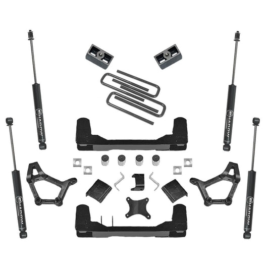 4-5 Inch Lift Kit 1986-1995 Toyota Pickup or 4-Runner 4WD (Except short bed standard cab 89-95 Pickup Models) with Shocks Superlift-1