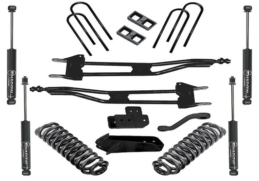 4 Inch Lift Kit 1980-1996 Ford Bronco 4WD Superunner Radius Arm Kit with Shocks Superlift-1