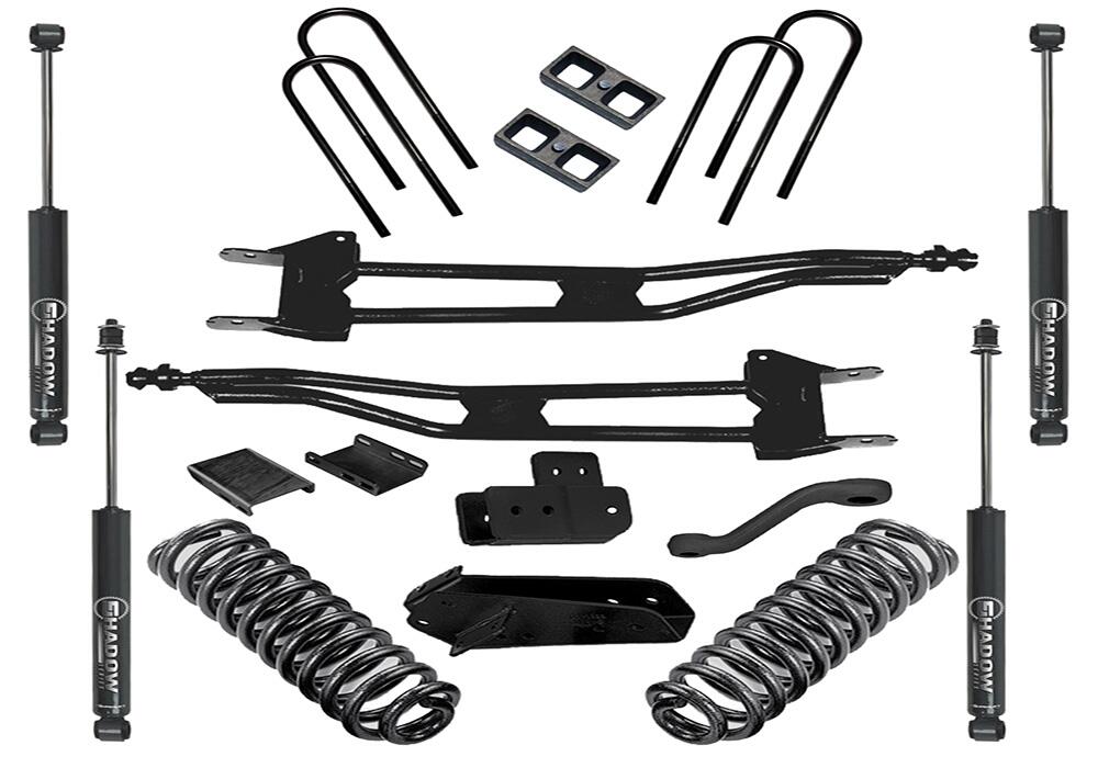 6 Inch Lift Kit 1980-1996 Ford Bronco 4WD Superunner Radius Arm Kit with Shocks Superlift-2